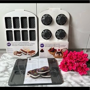 BRAND NEW! Lot of 3 Wilton and President’s Choice (PC) Cookie Pans